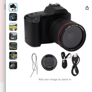 Roll over image to zoom in 4K Vlogging Camera